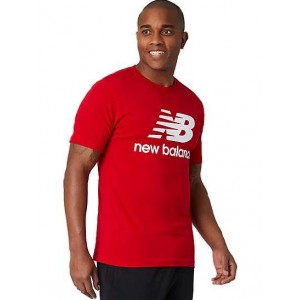New Balance Camiseta Essentials Stacked Logo
